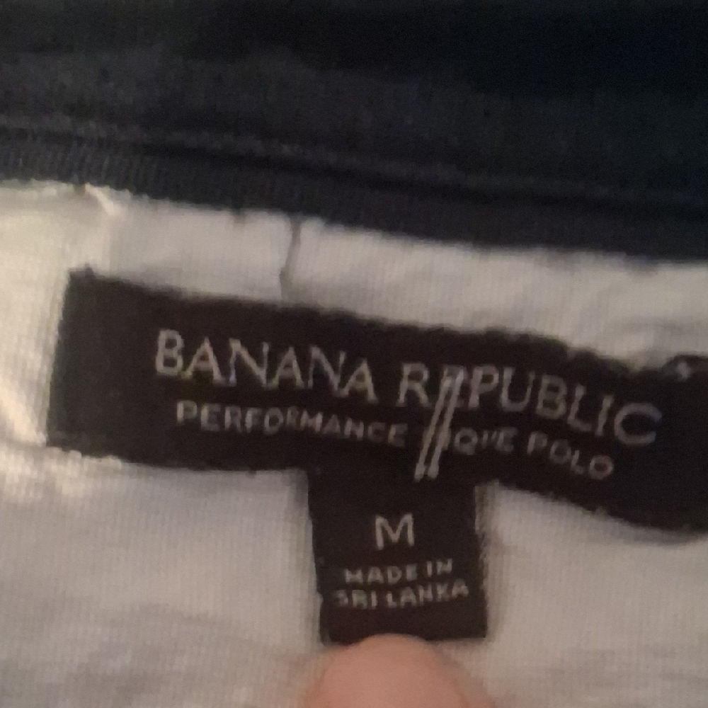 Banana Republic Men's Luxe Touch Polo Medium Charcoal Gray Spring 2019 - Picture 4 of 8